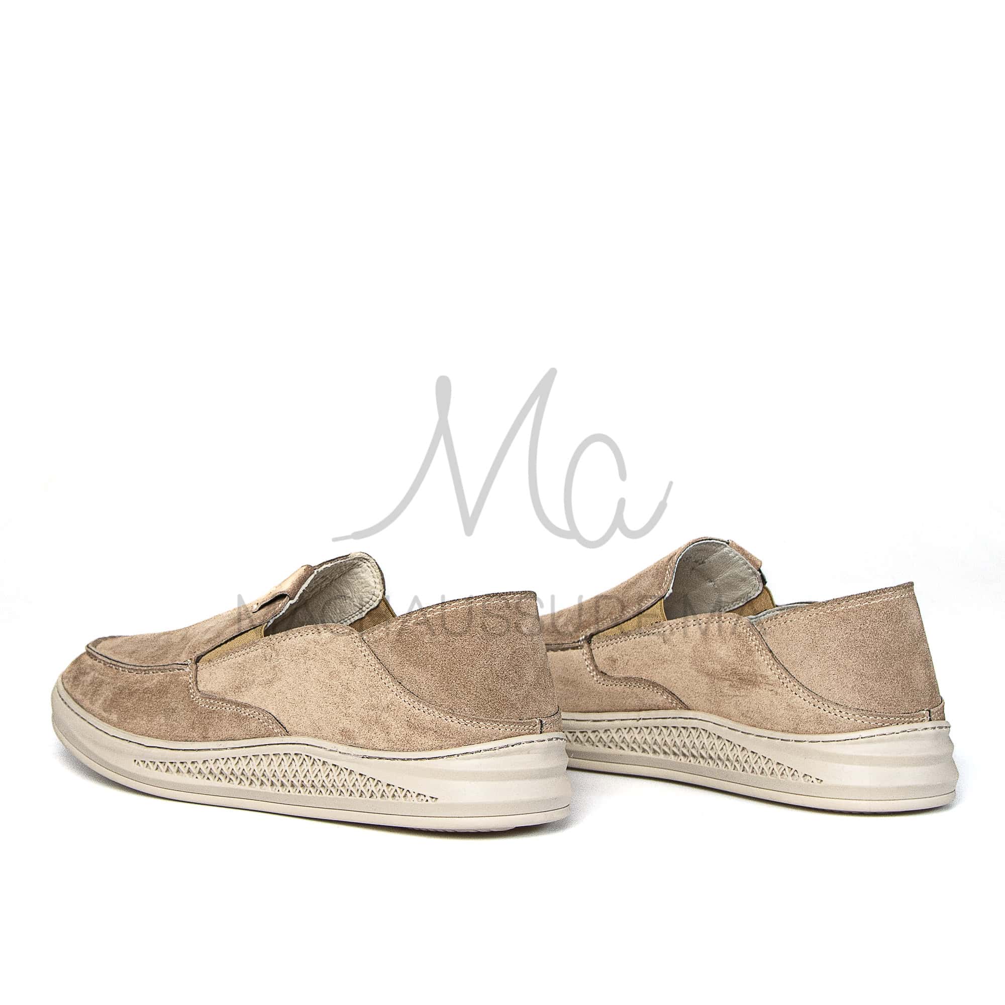 Versal - Mocassins Homme en Beige.