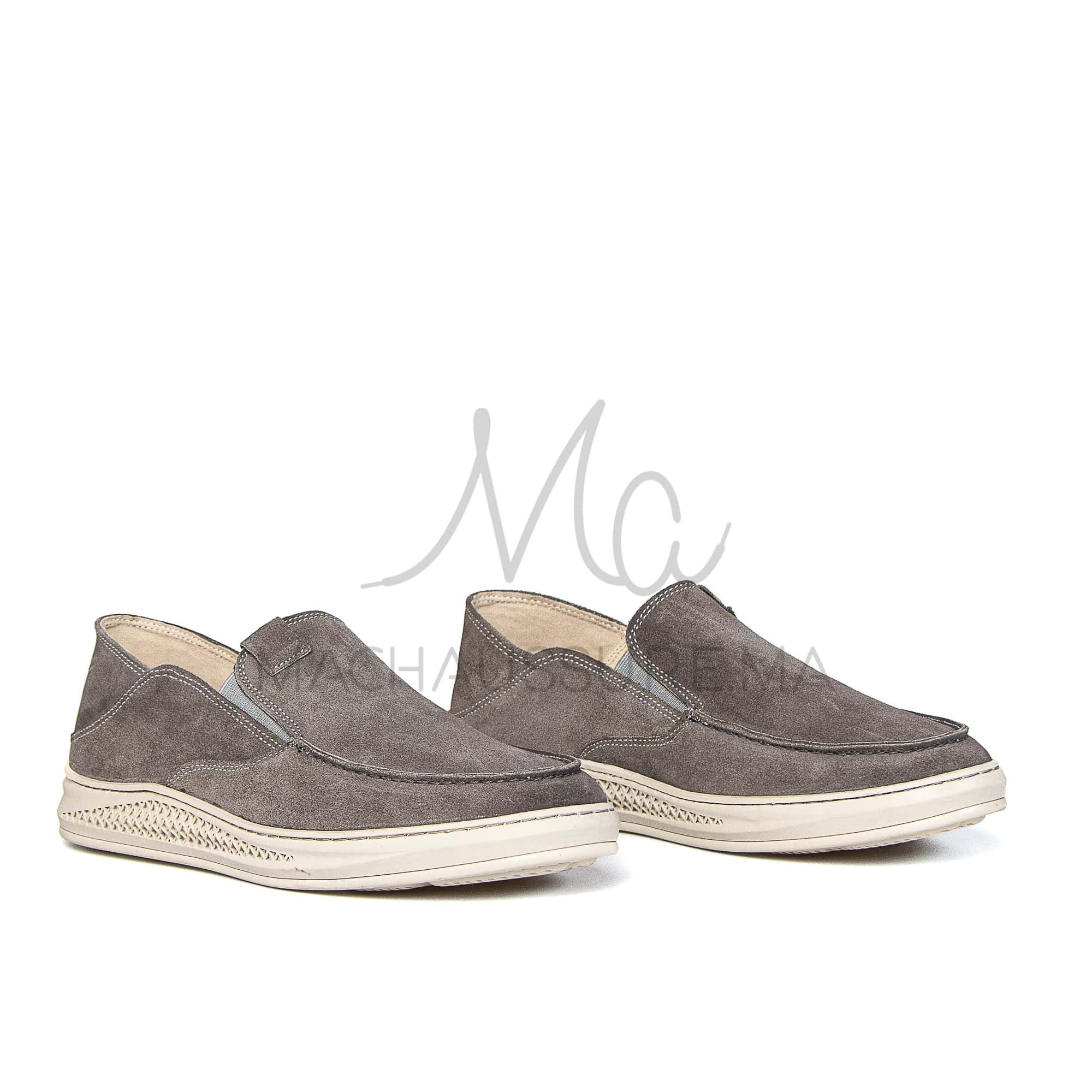Versal - Mocassins Homme en Gris.