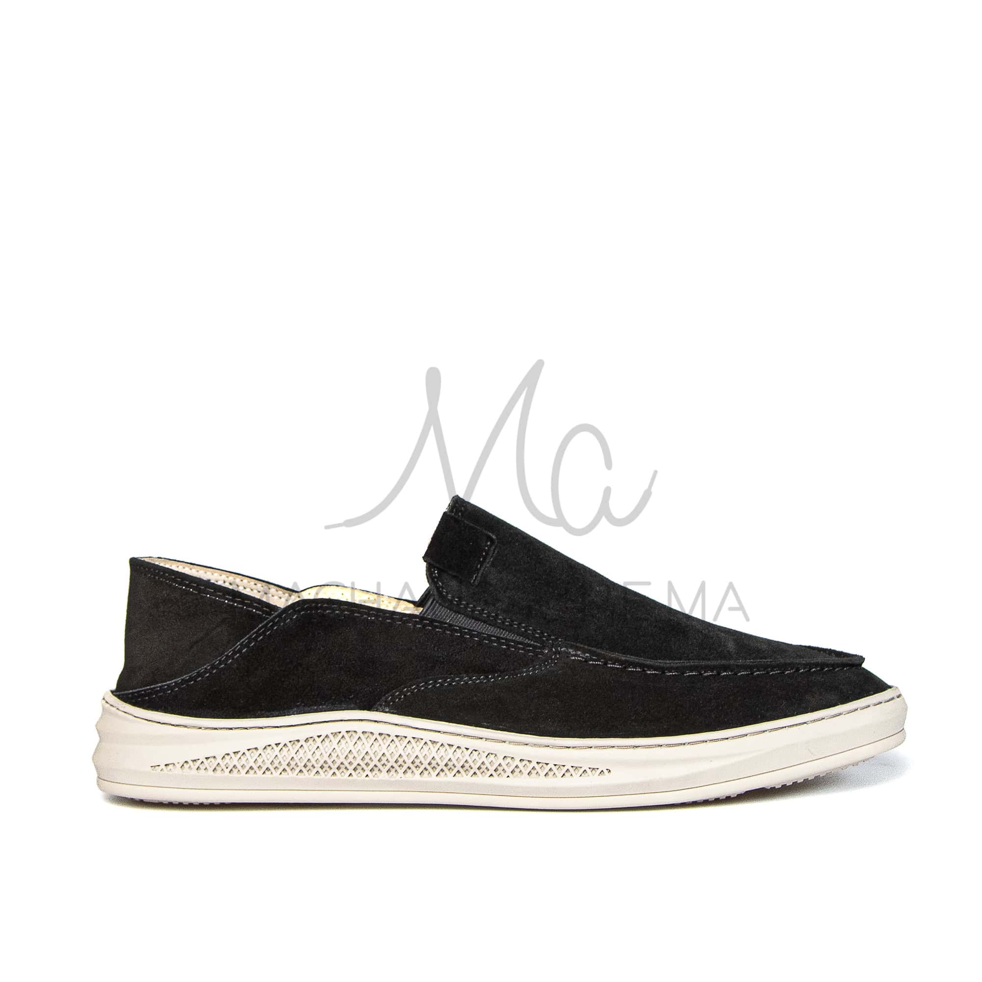 Versal - Mocassins Homme en Noir.
