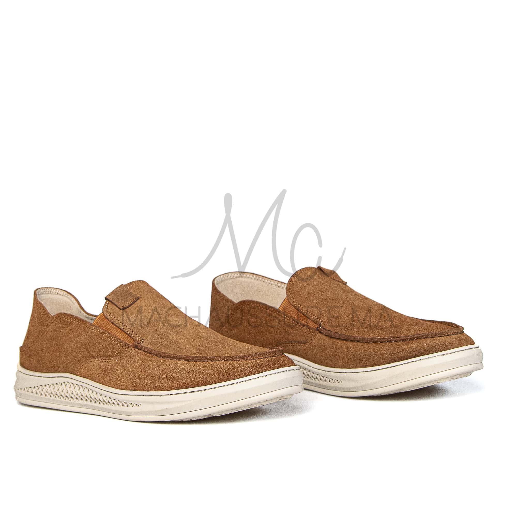 Versal - Mocassins Homme en Tabac.