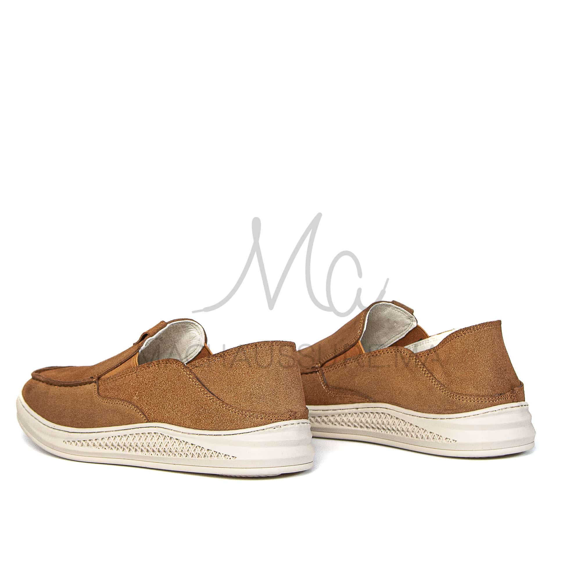 Versal - Mocassins Homme en Tabac.