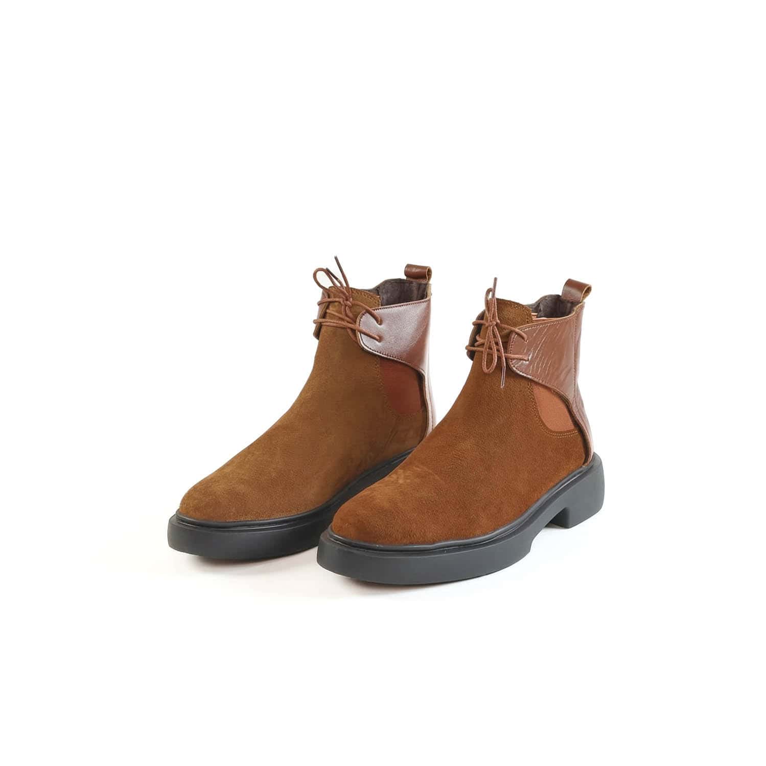 GARRIX – Boots Hommes Cuir en Tabac.