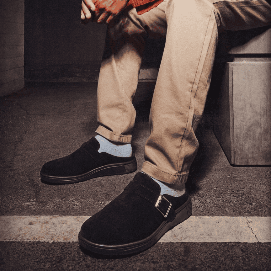 THOMSEN – Sabots Hommes en Noir.