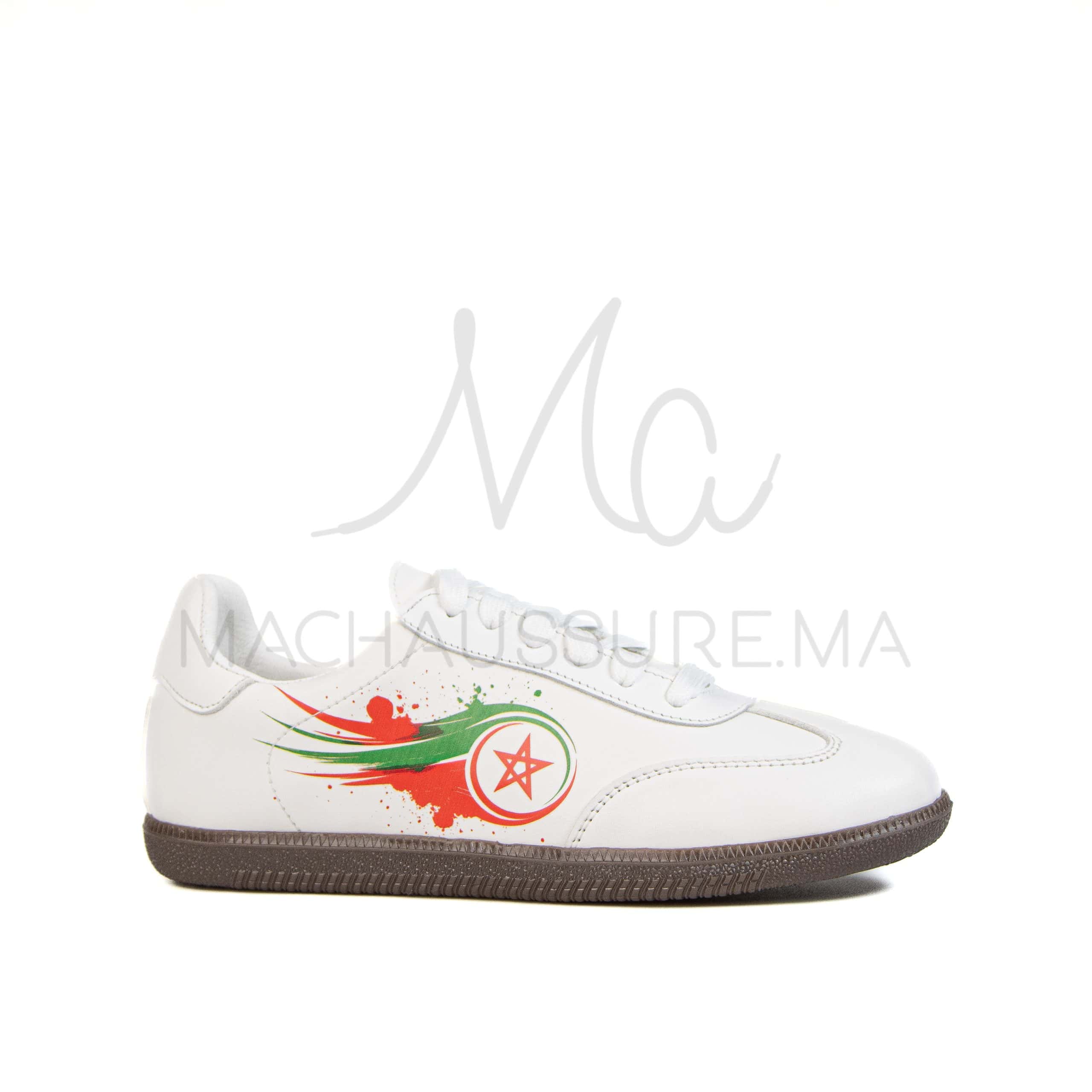 Maghreb – Baskets Unisex en Blanc.