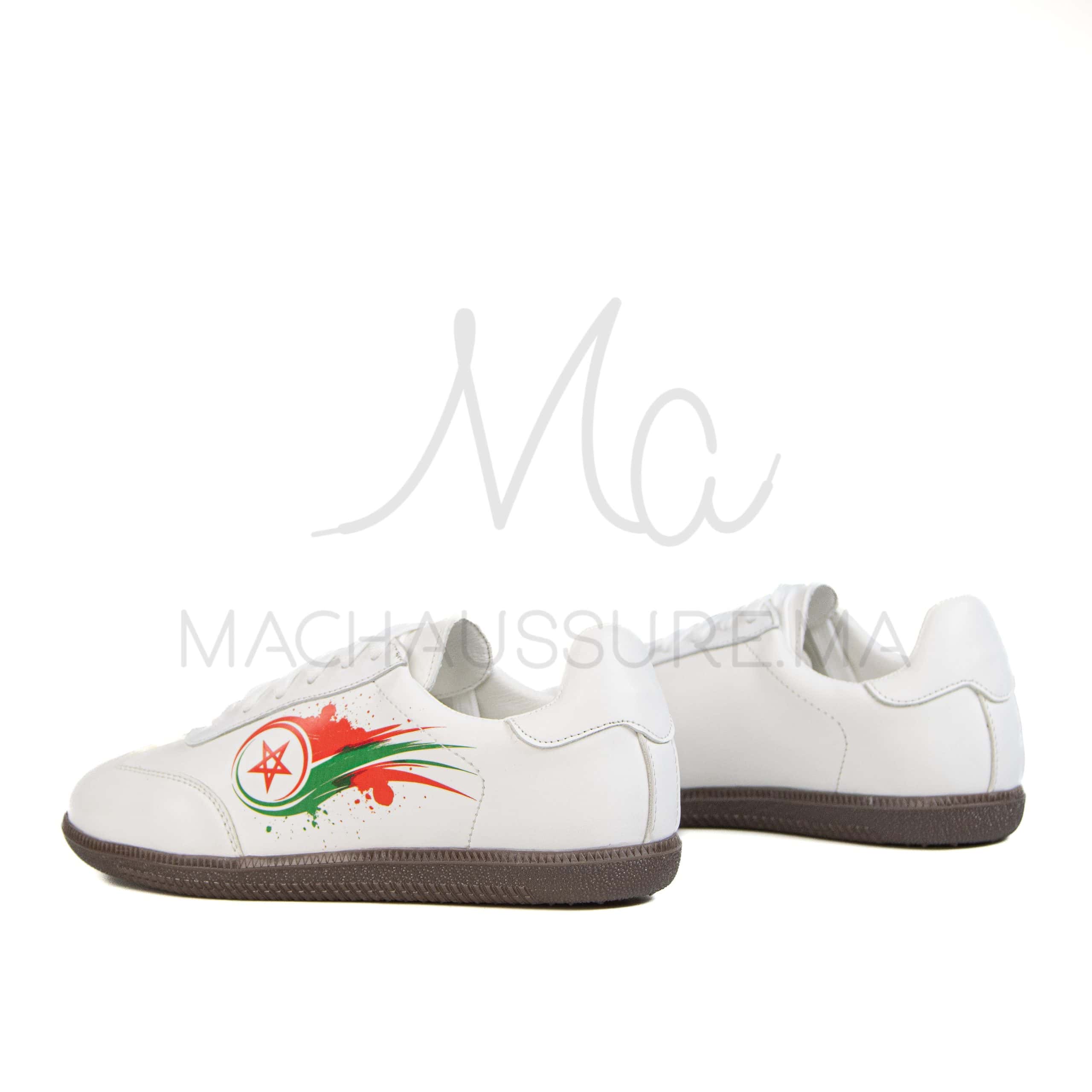 Maghreb – Baskets Unisex en Blanc.
