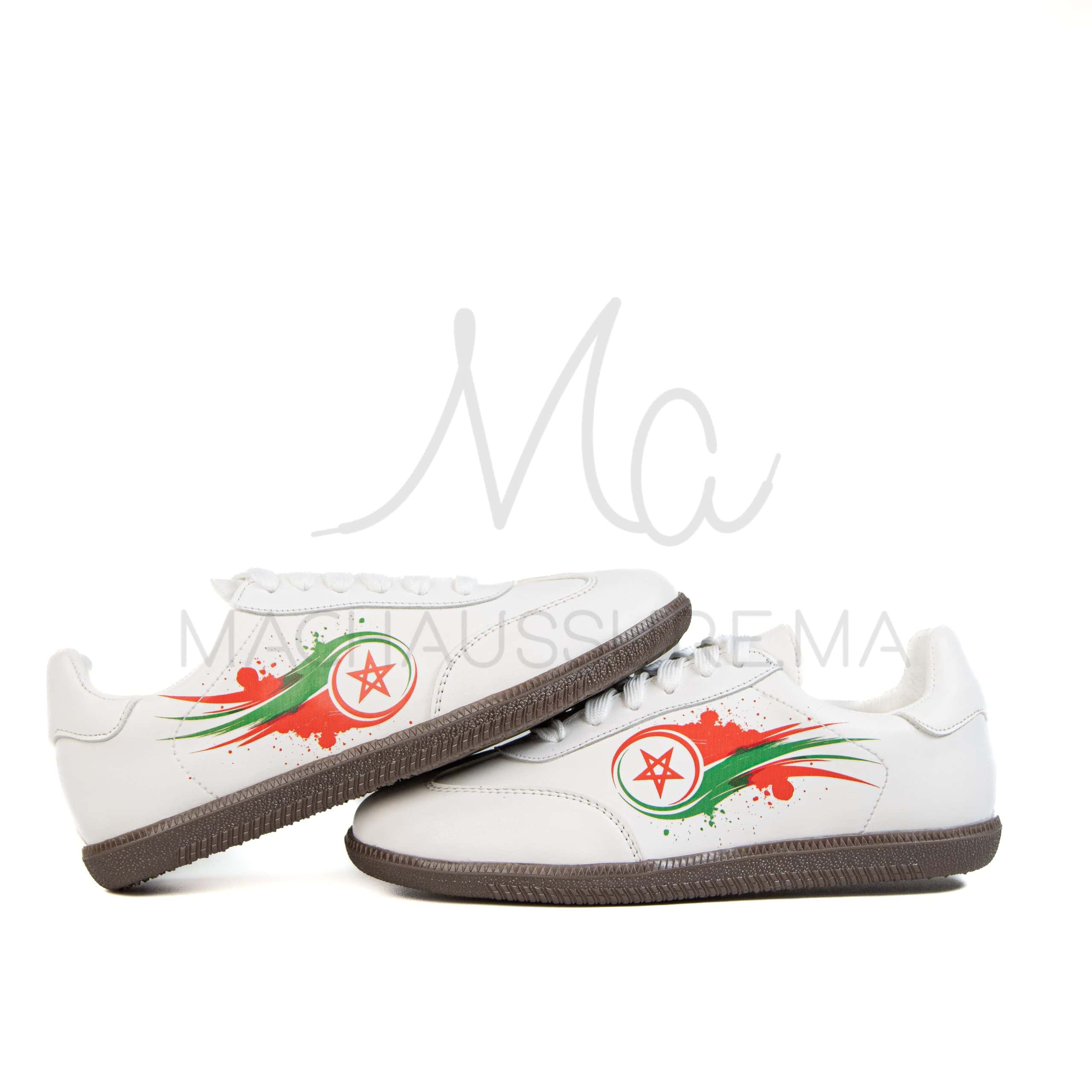Maghreb – Baskets Unisex en Blanc.