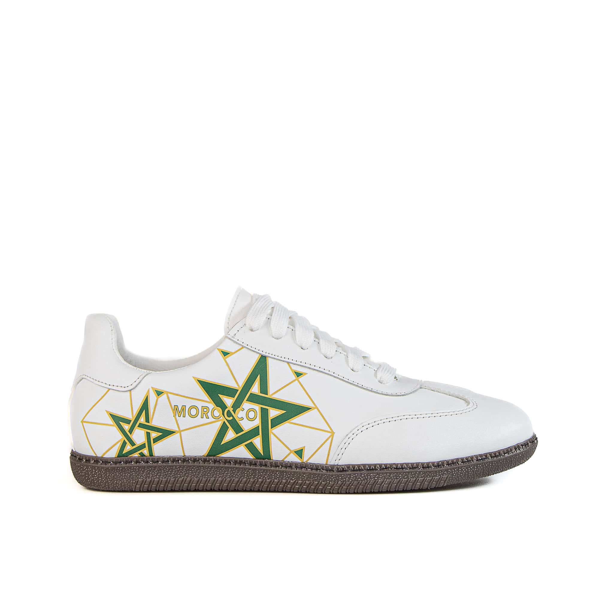 Lion Step– Baskets Unisex en Blanc.