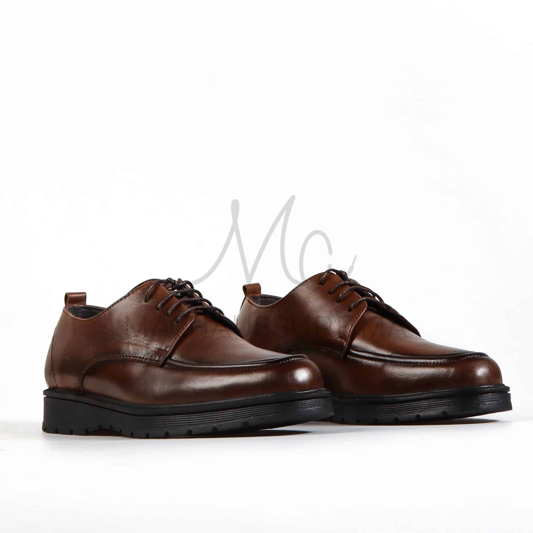 CityStep – Chaussures de ville Cuir en Tabac.