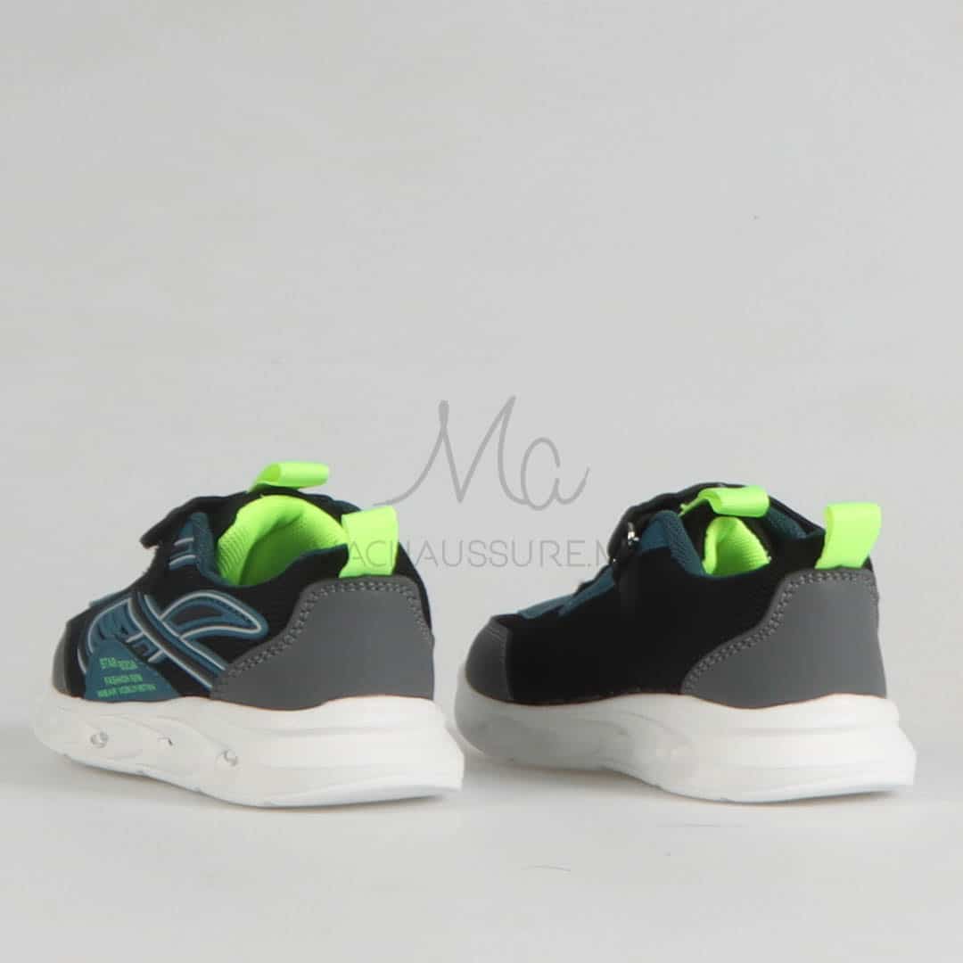 Tovy - Baskets Enfants en Bleu.