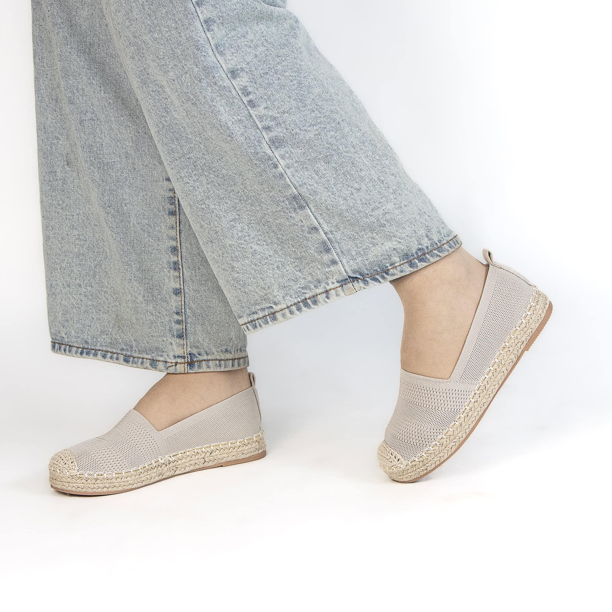 Fedal – Espadrilles Femmes en Beige.