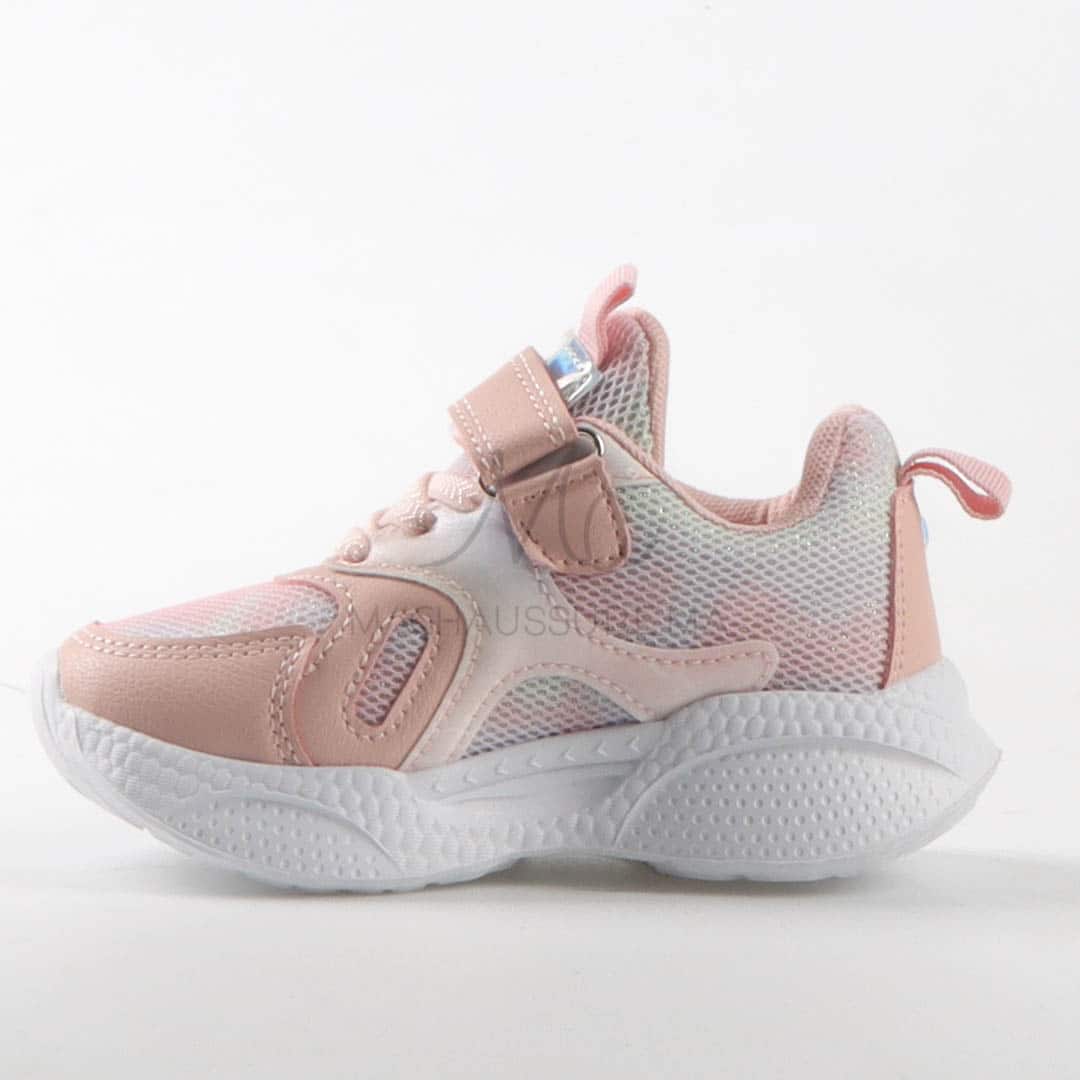Grichka - Baskets Enfants en Rose.