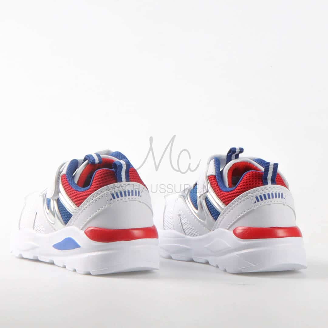 Melor - Baskets Enfants en Blanc.
