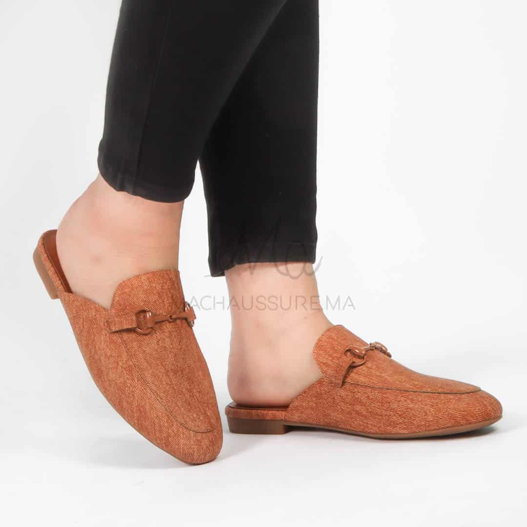 Georgia - Mules Femmes en Tabac.