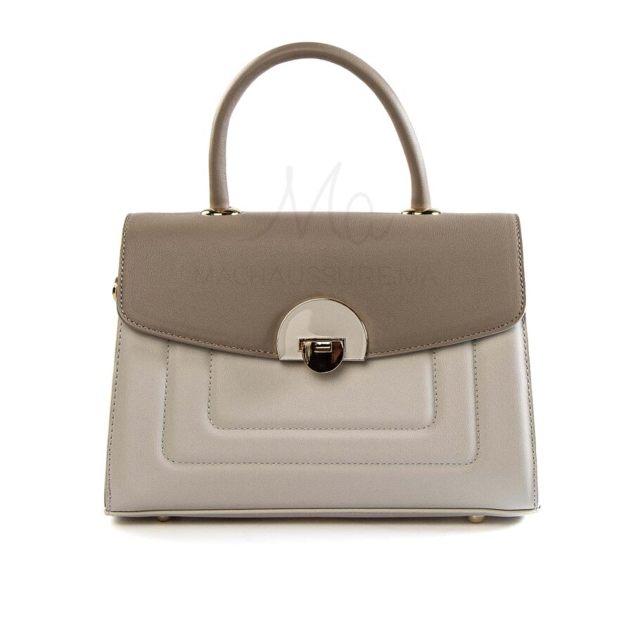 Aloria – Sac à main en Beige-Kaki.