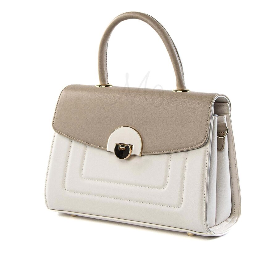 Aloria – Sac à main en Beige-Kaki.