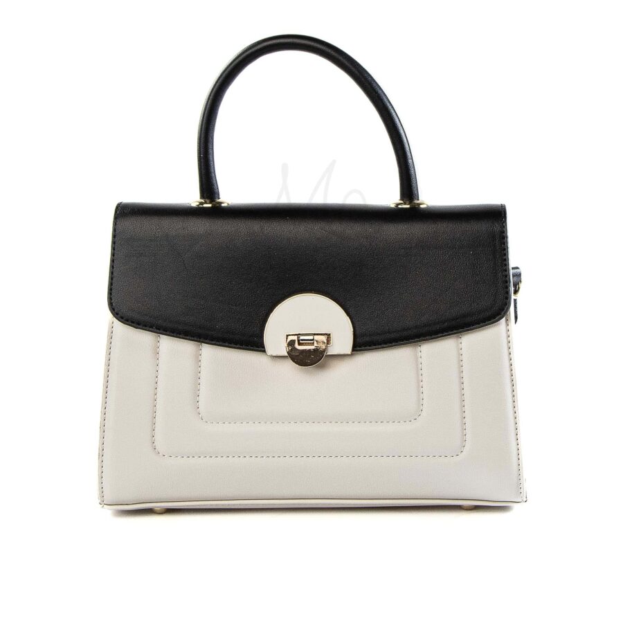 Aloria – Sac à main en Beige-Noir.