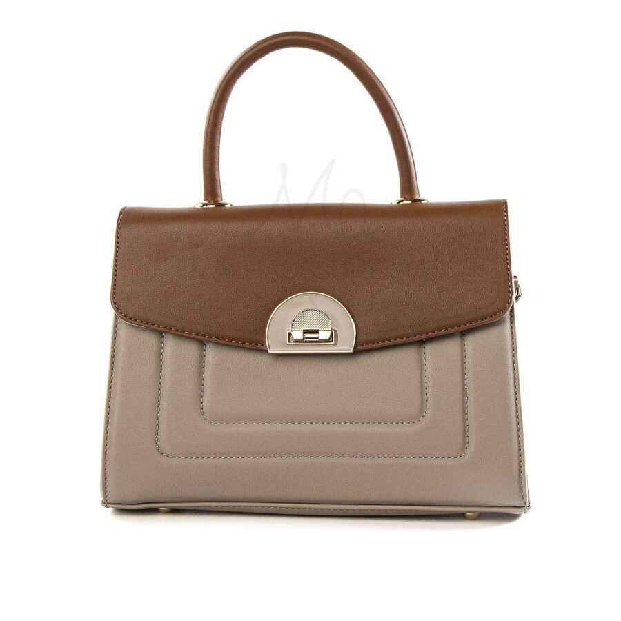 Aloria – Sac à main en Kaki-Marron.