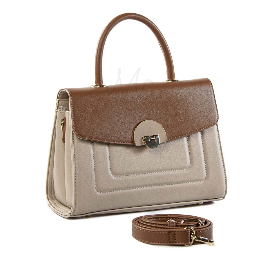 Aloria – Sac à main en Kaki-Marron.