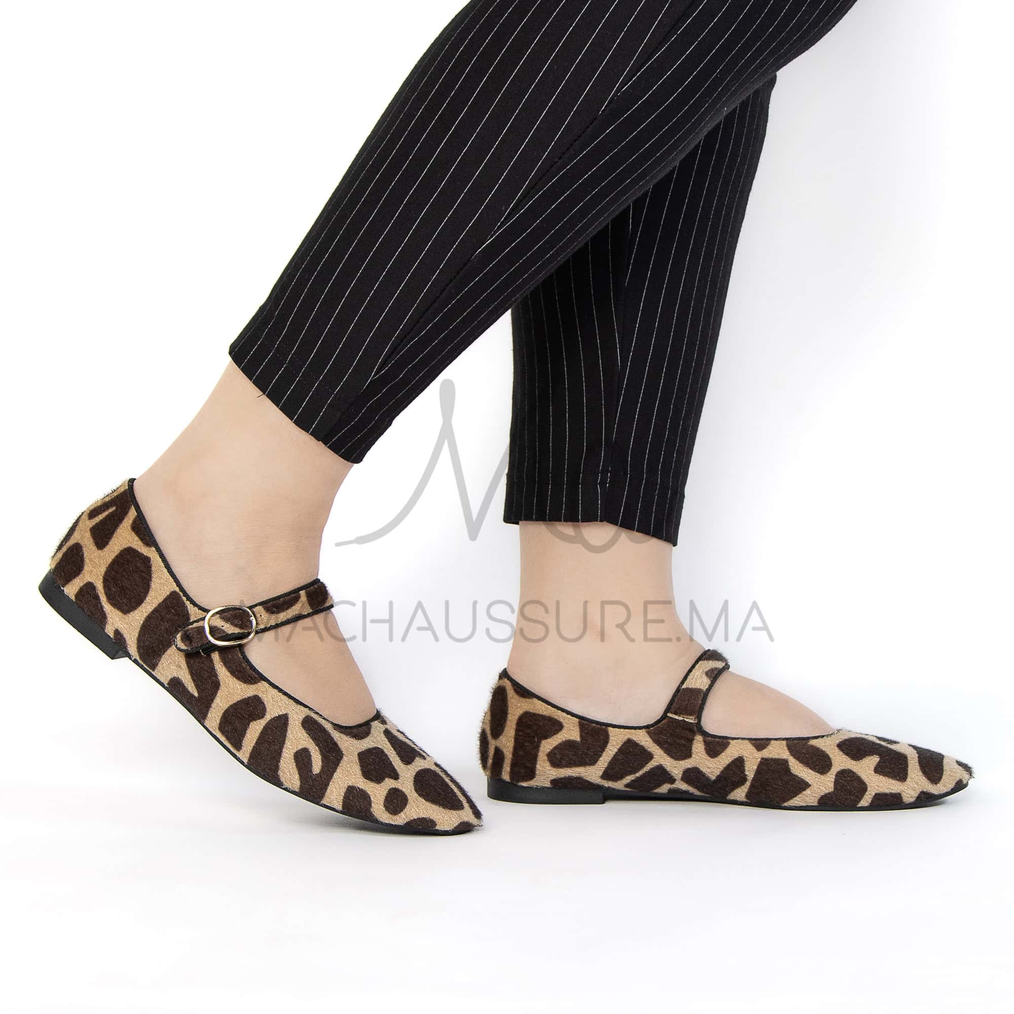 Glamour – Ballerines Femmes en Leopard.