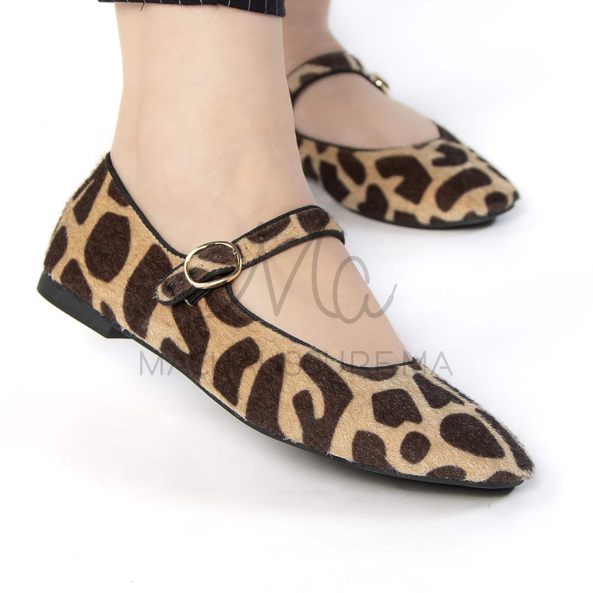 Glamour – Ballerines Femmes en Leopard.