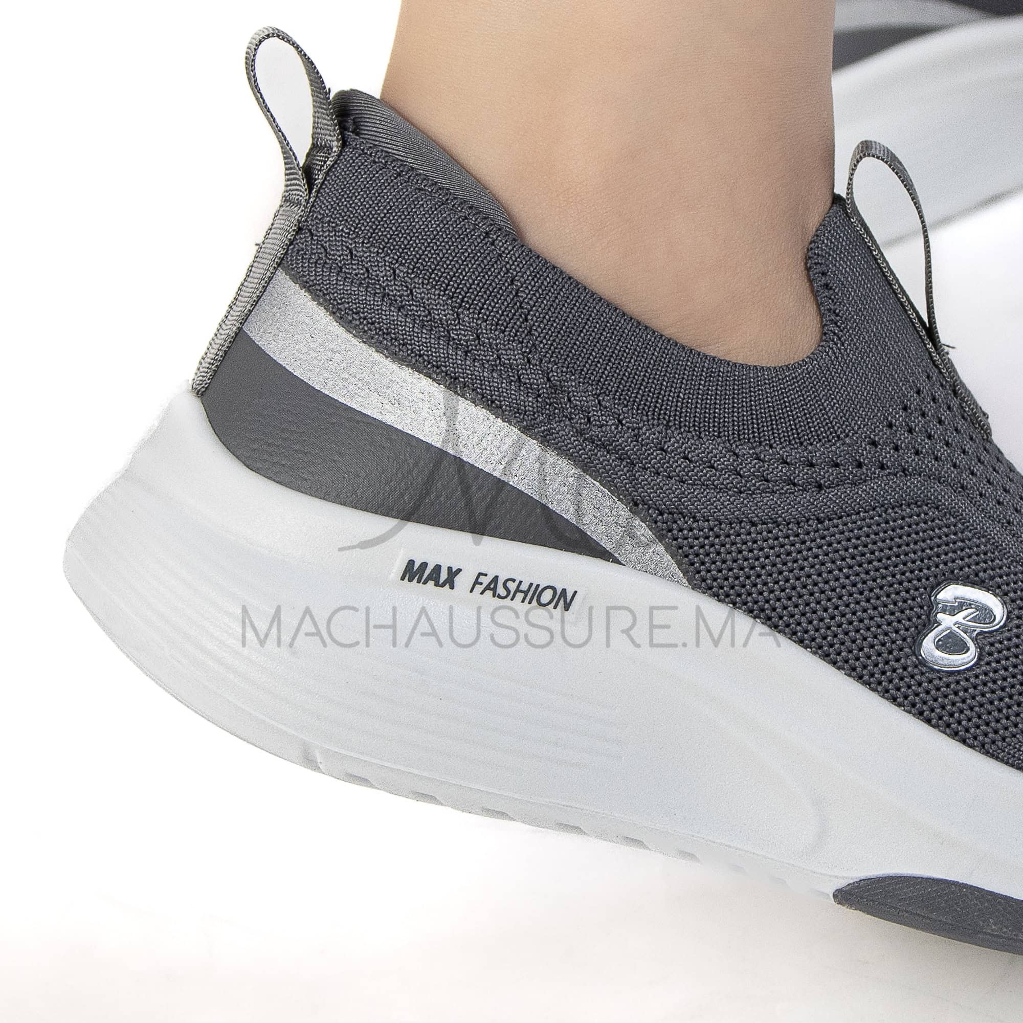Smashing – Baskets Femmes Confortables en Gris.