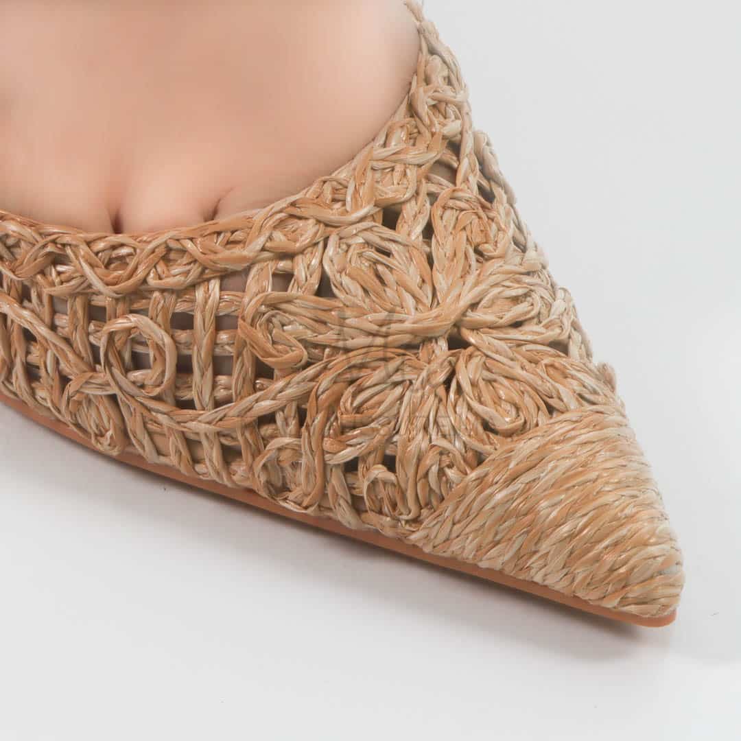Nacre - Escarpins femmes en Kaki.