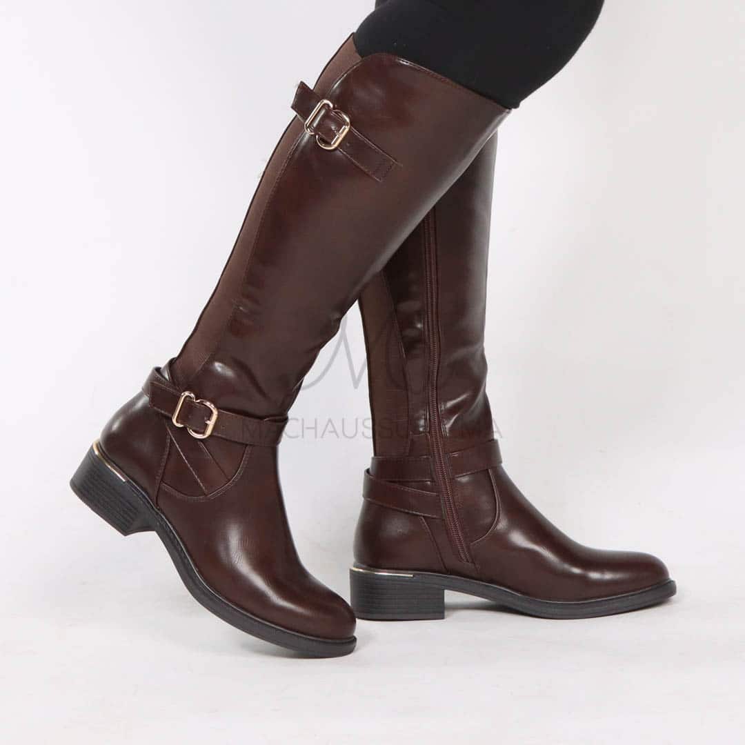Allure – Bottes Femmes en Marron.