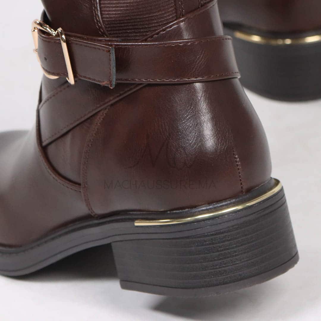 Allure – Bottes Femmes en Marron.