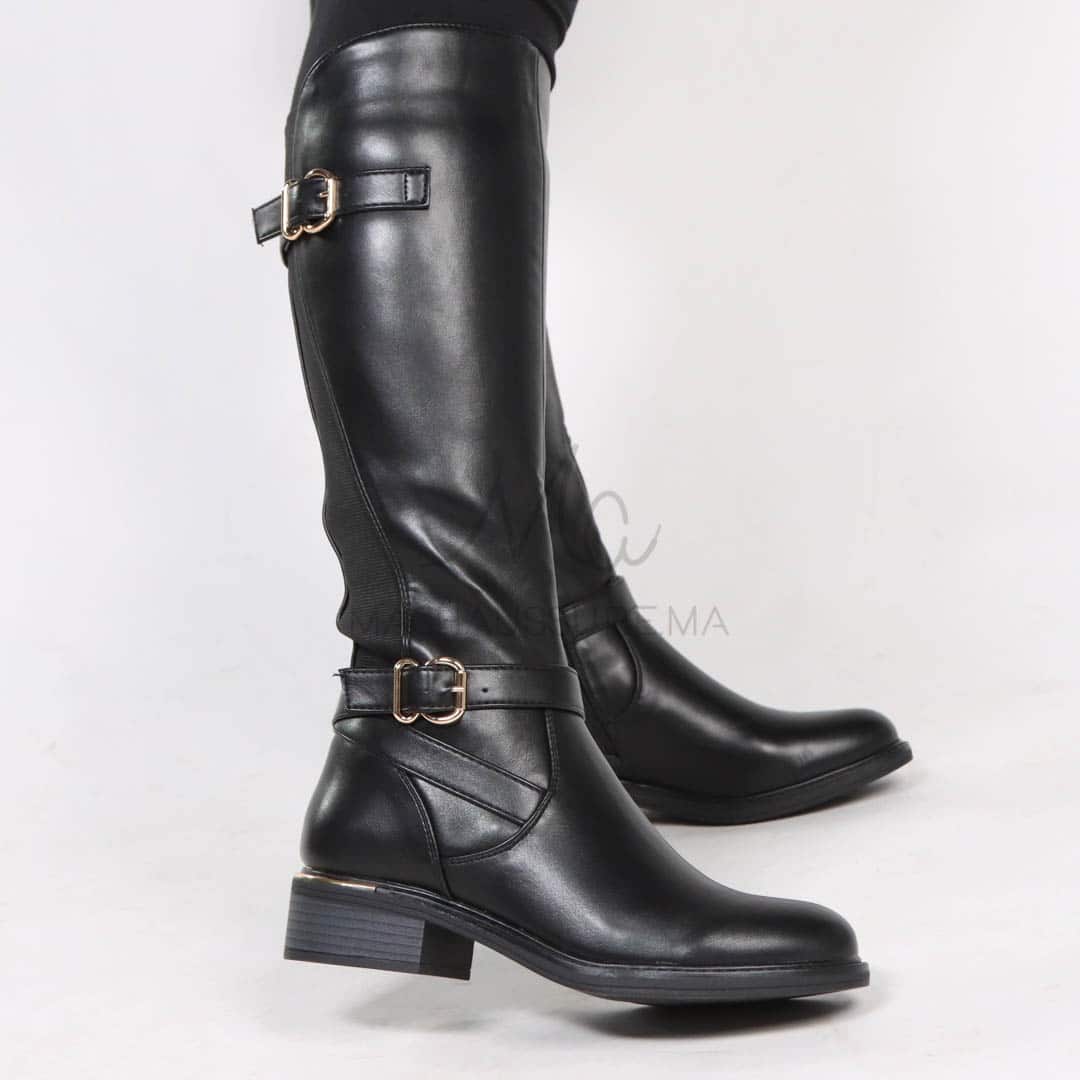 Allure – Bottes Femmes en Noir.