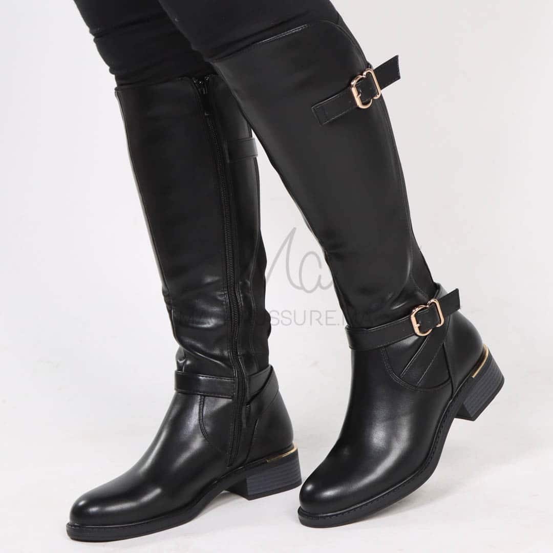 Allure – Bottes Femmes en Noir.