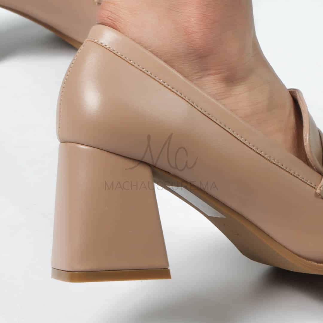 Nastya - Derbies à talon Femmes en Kaki.