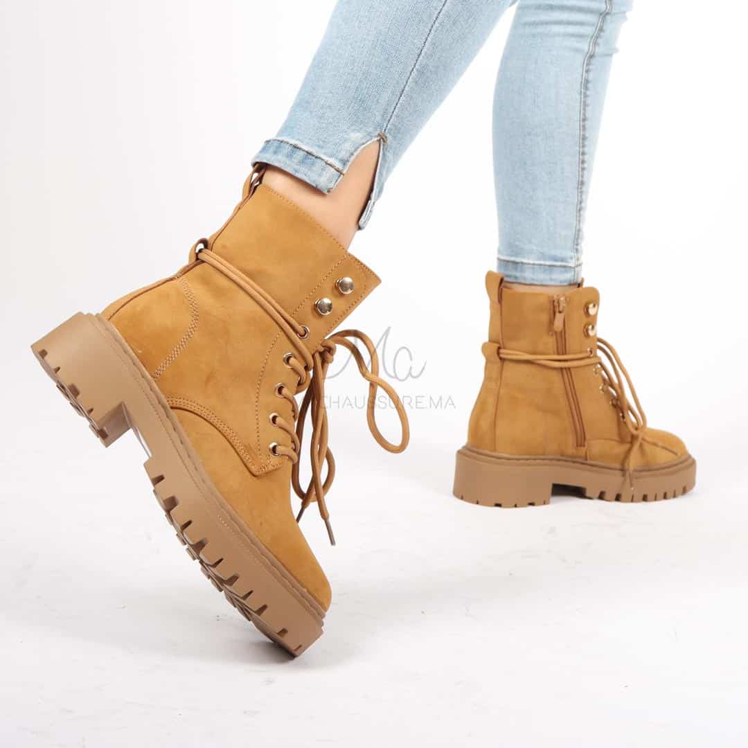 Isidora - Bottines en Tabac.