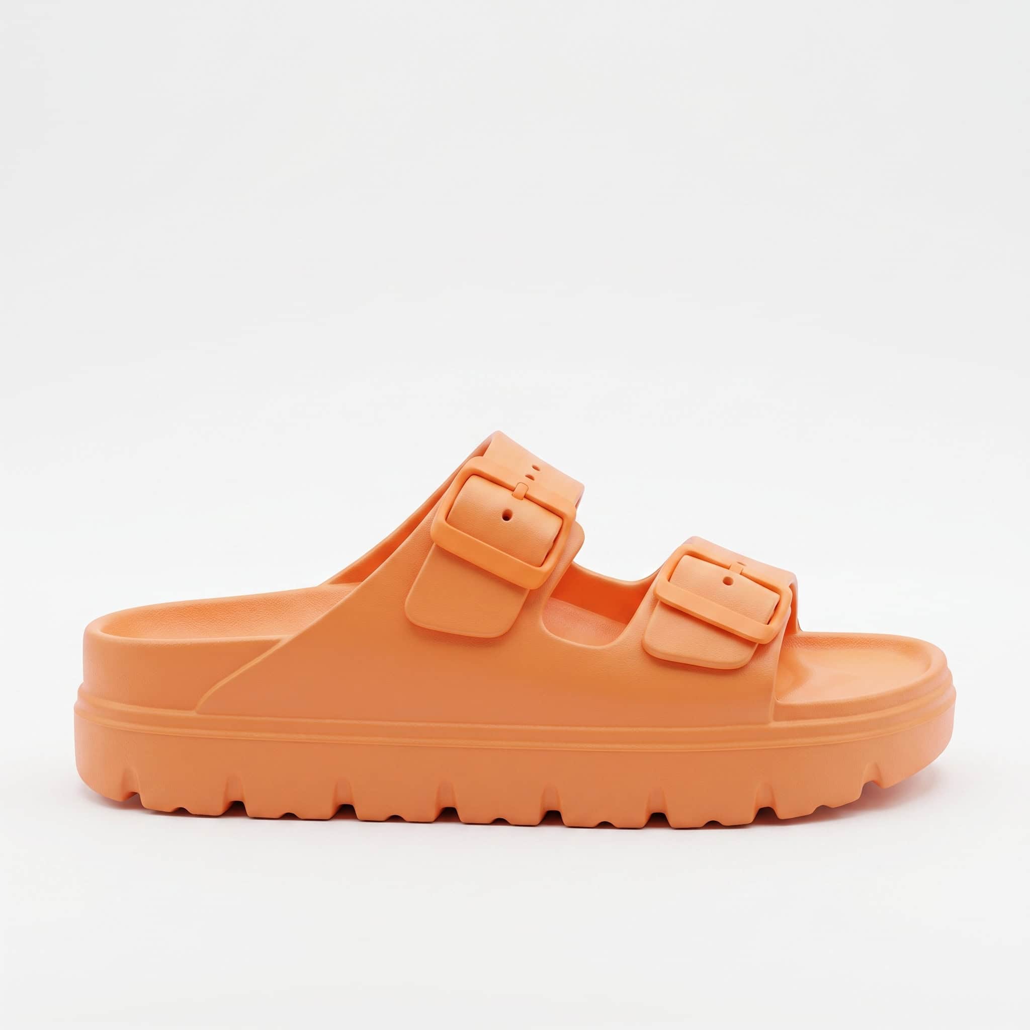 Péridot - Sandales à plateforme en Orange.