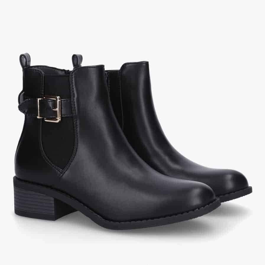 Douce – Bottines Femmes en Noir.