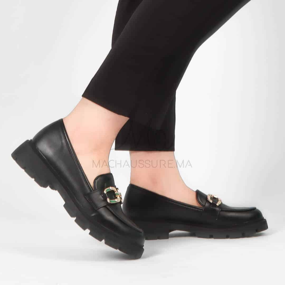 Louisa – Derbies Femmes en Noir.
