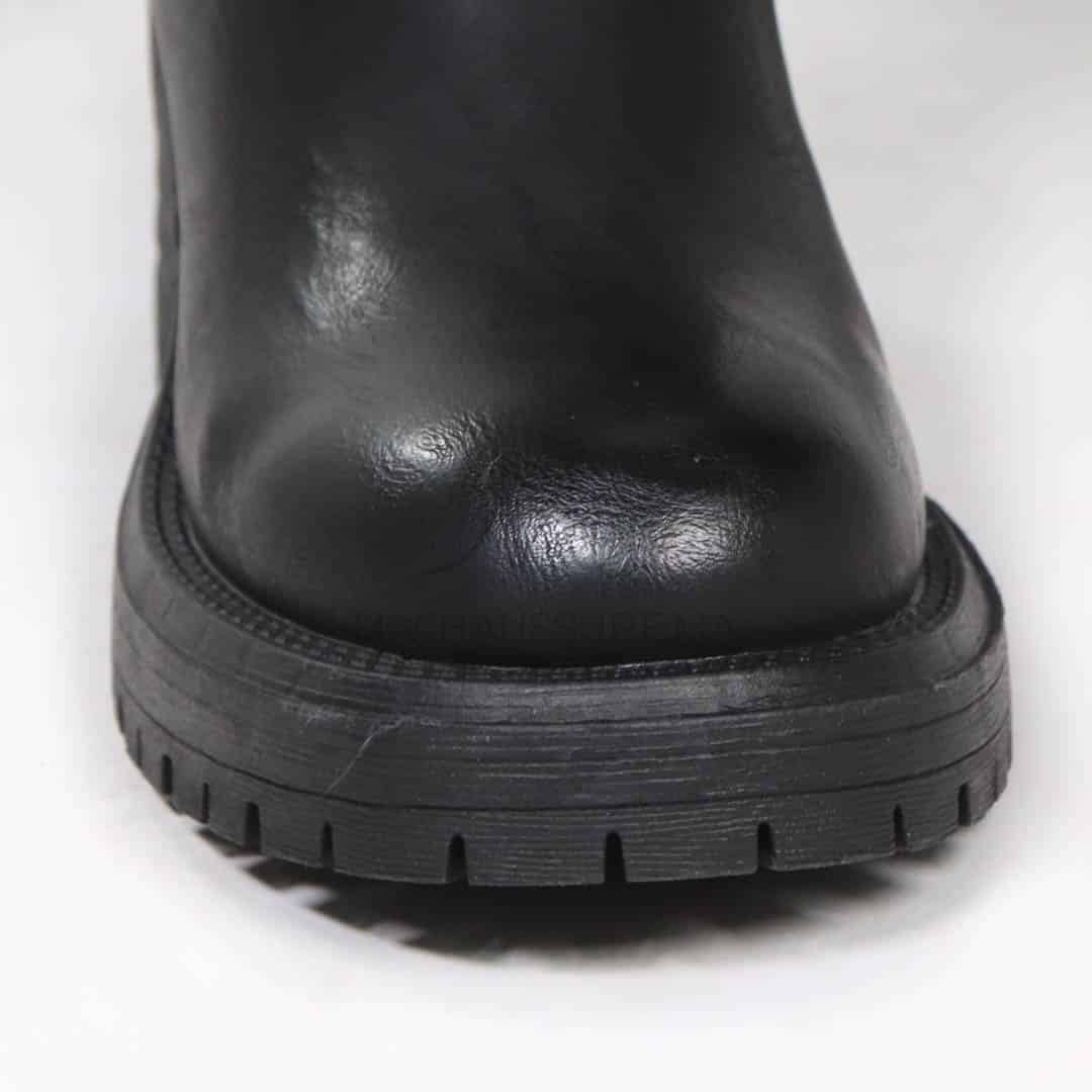 Rebelle – Bottines femmes en Noir.