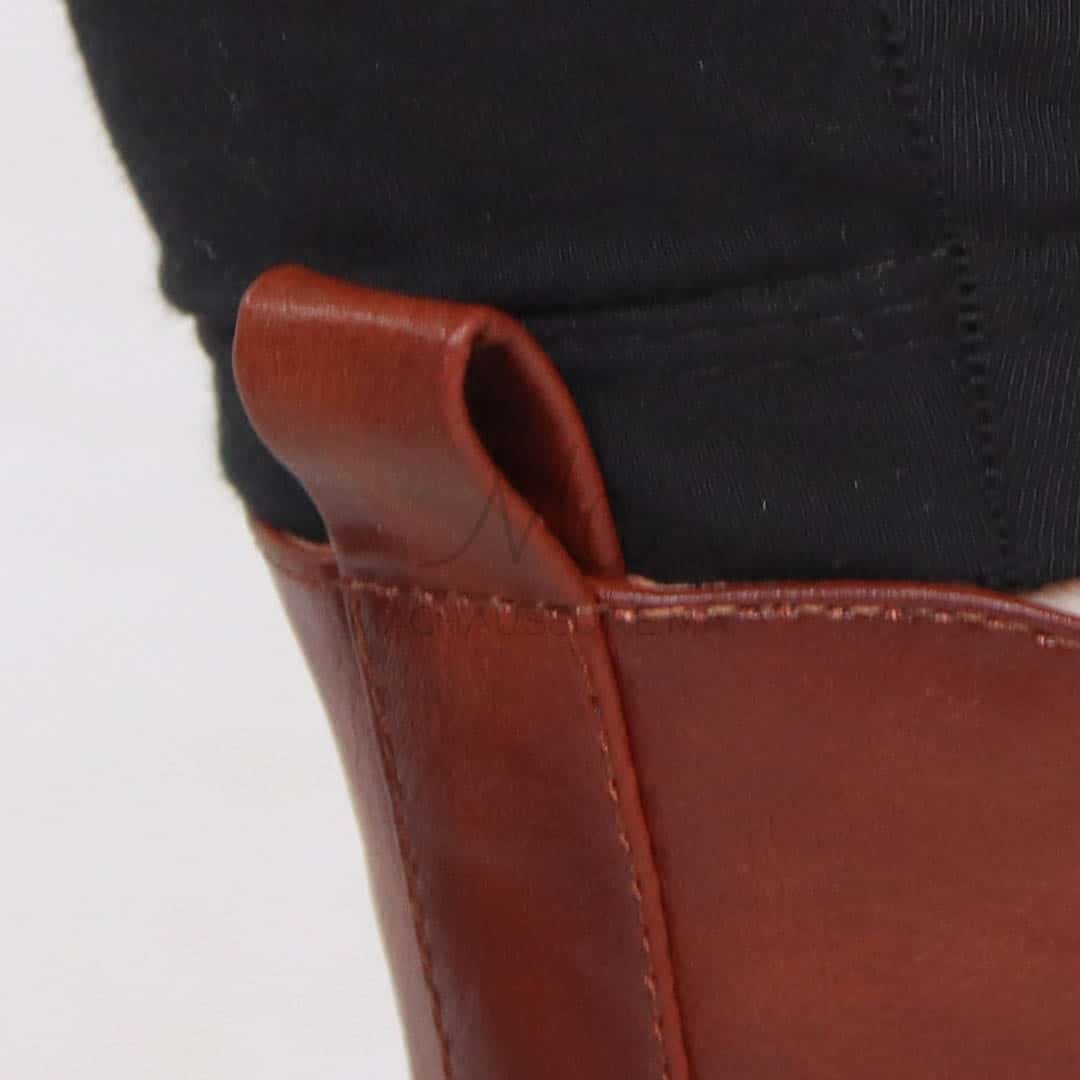 Rebelle – Bottines femmes en Tabac.