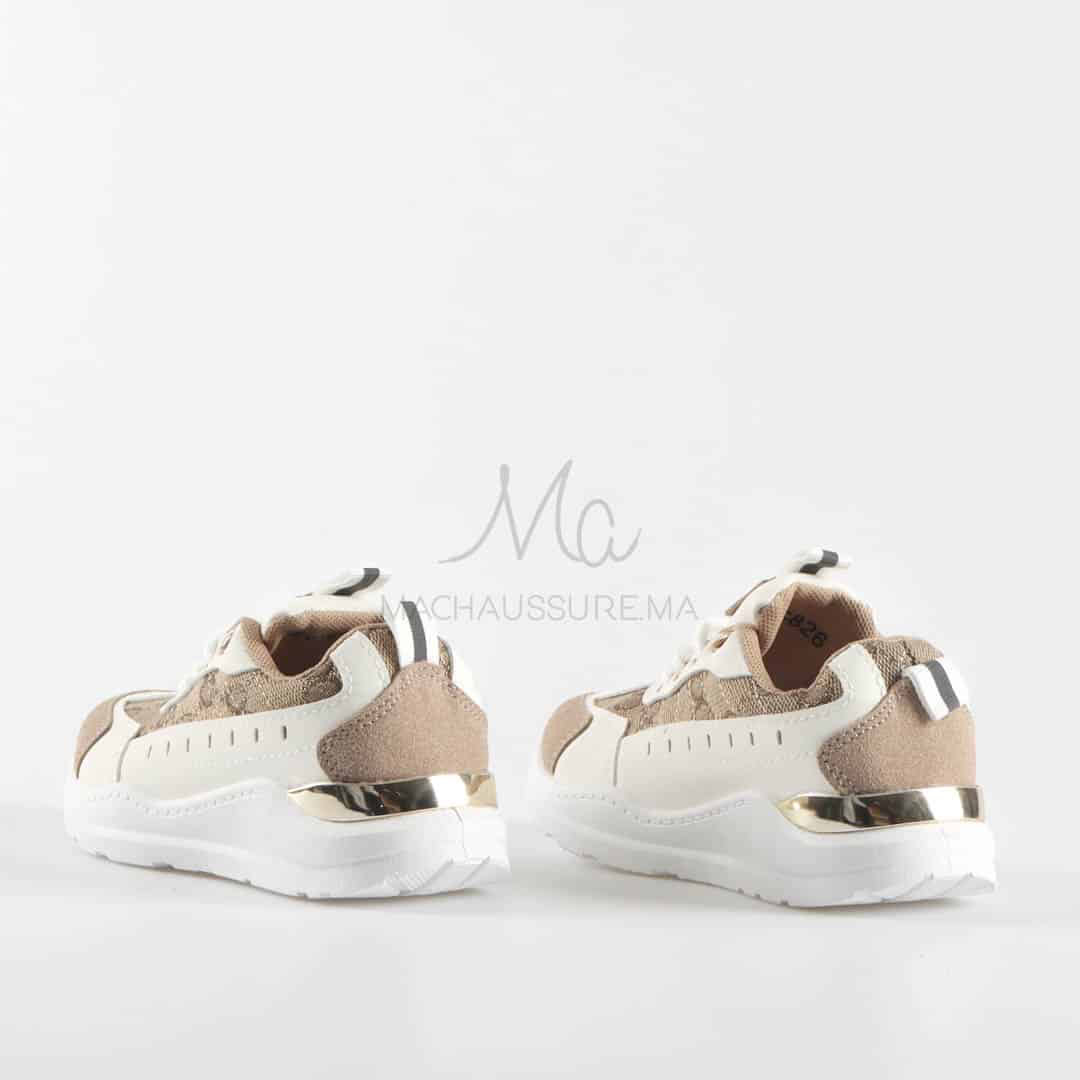 Fariza - Baskets Enfant fille en Blanc.