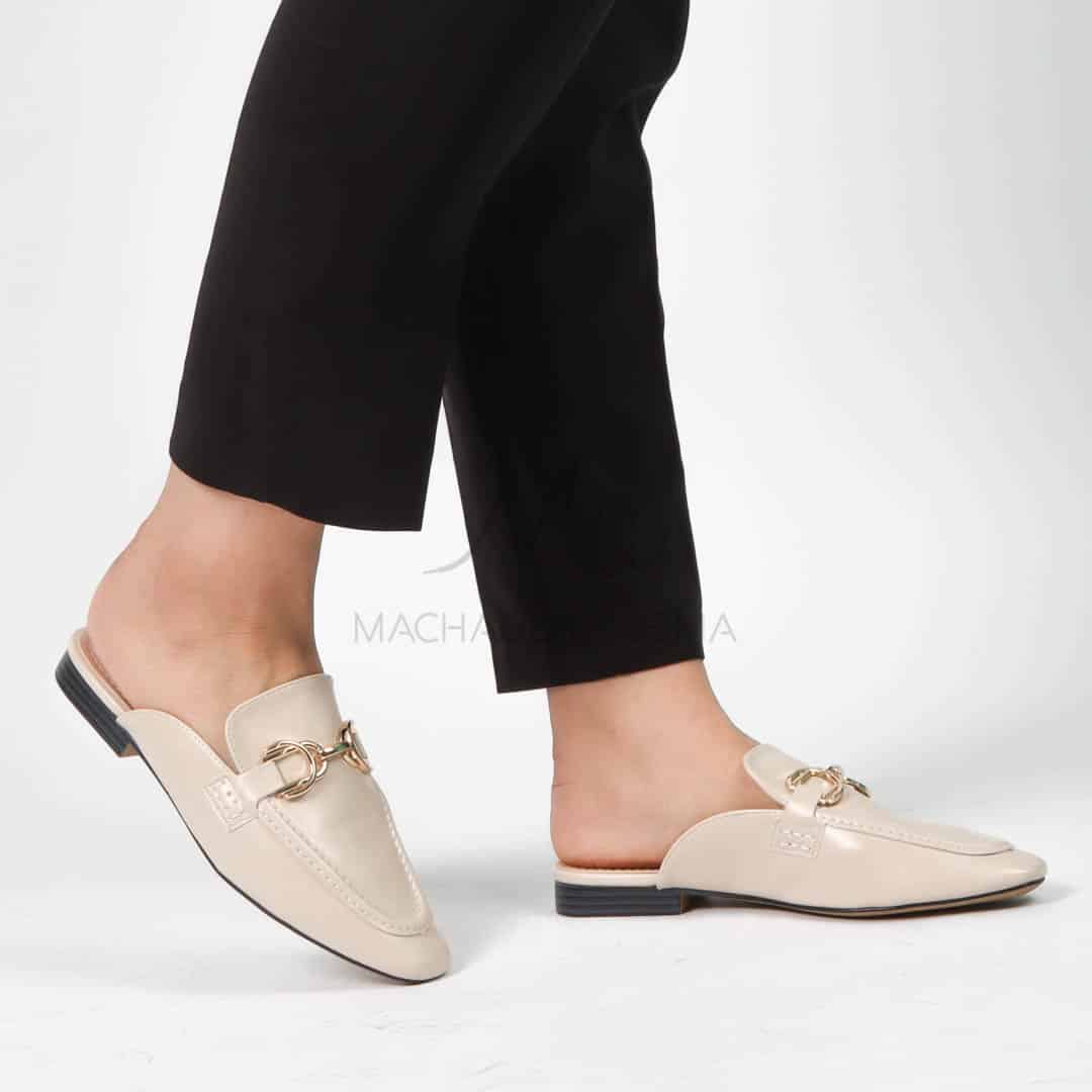 Galia – Mules Femmes en Beige.