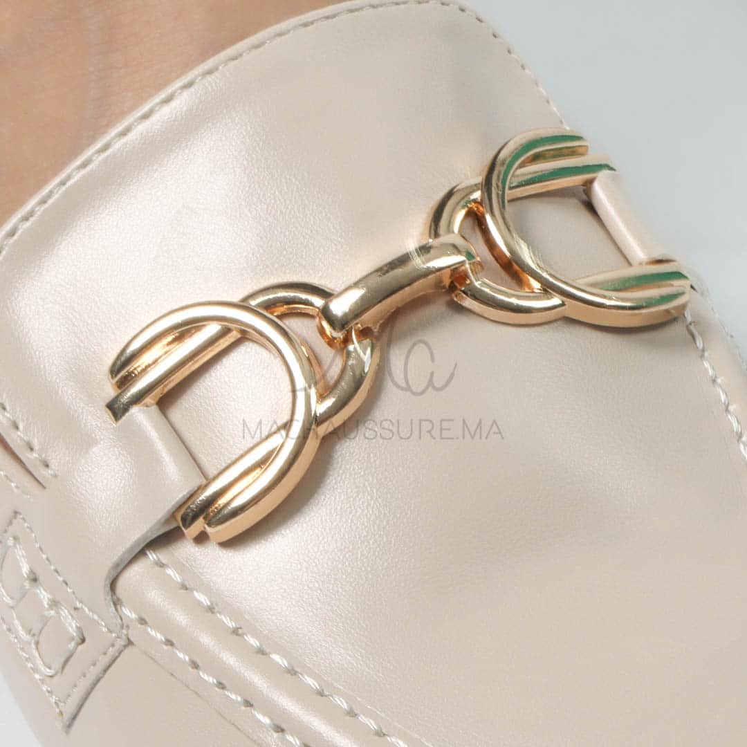 Galia – Mules Femmes en Beige.