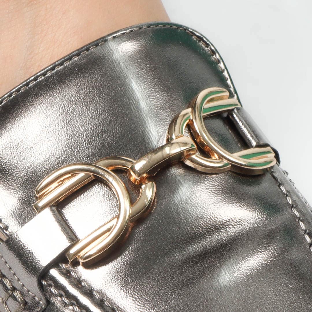 Galia – Mules Femmes en Nickel.
