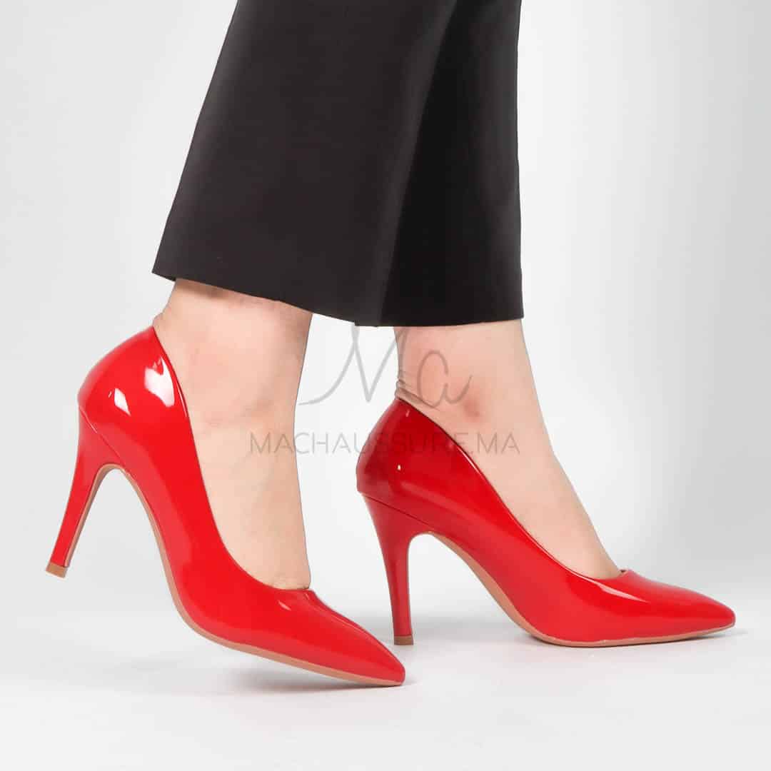 Kaliny – Escarpins Femmes en Rouge.