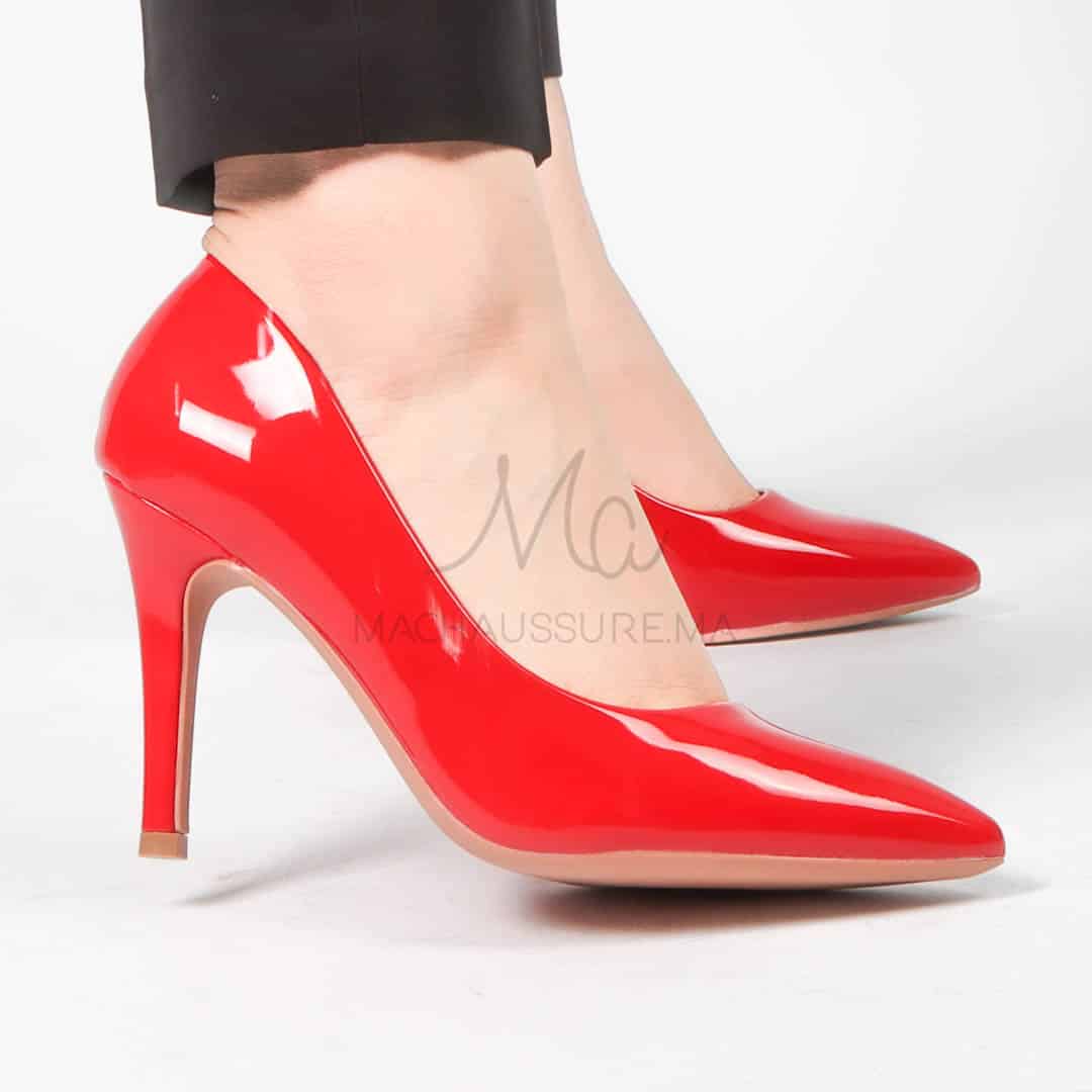 Kaliny – Escarpins Femmes en Rouge.