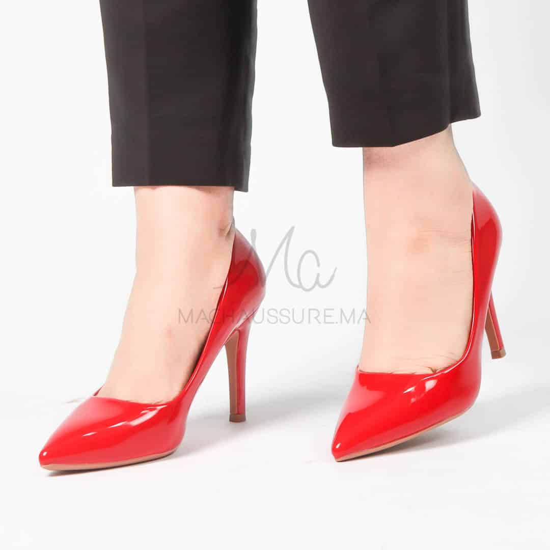 Kaliny – Escarpins Femmes en Rouge.