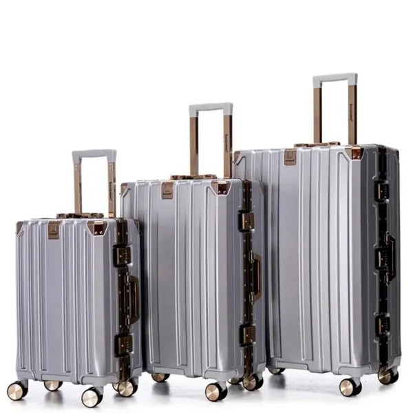 TravelGo – Valises en Argenté.