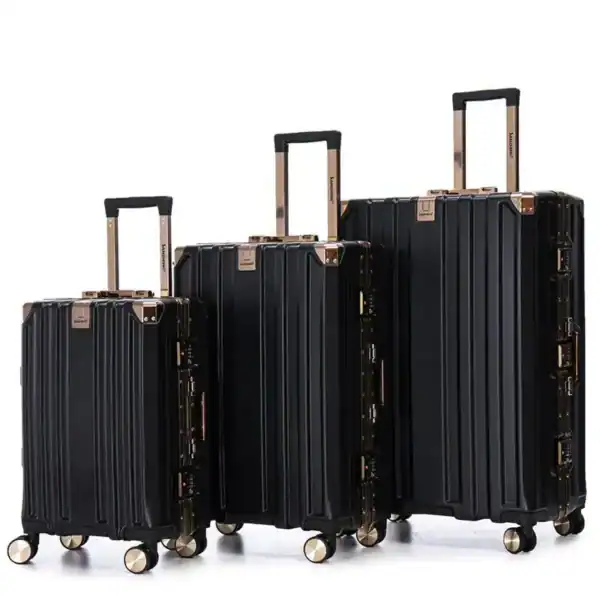 TravelGo – Valises en Noir.