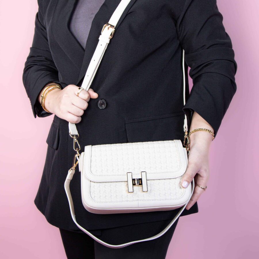 Cristal – Sac à main en Beige.