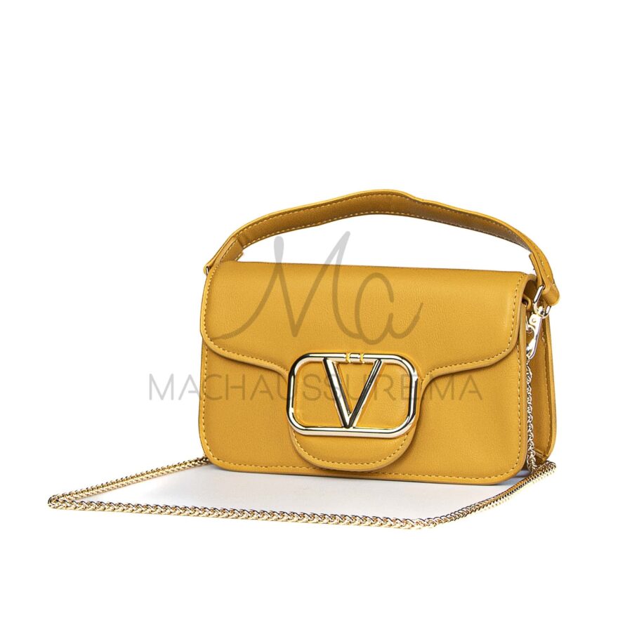 Vivara – Sac à main en Moutarde.
