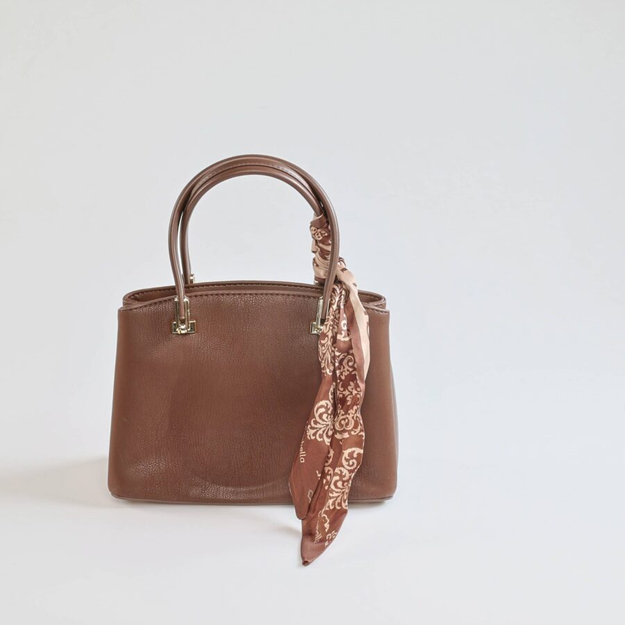 Lessa – Sac à main en Coffee.