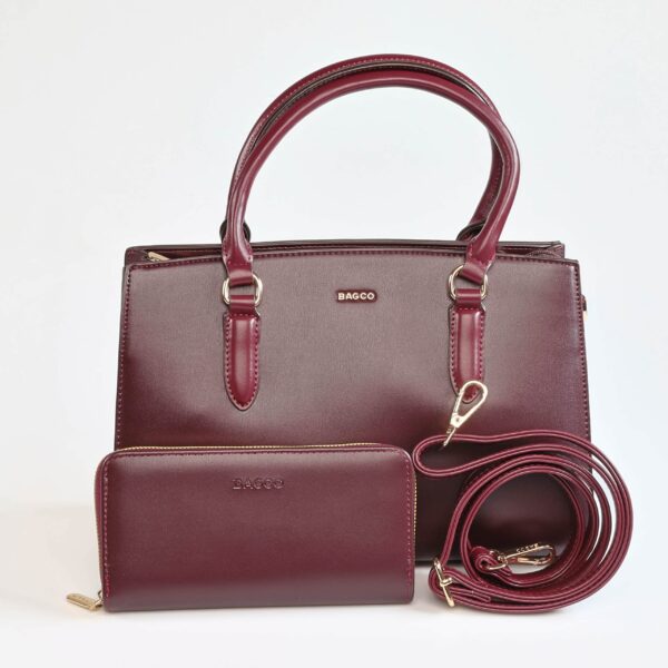 Zora – Sac à main en Bordeau.
